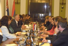 10 September 2013 The members of the Foreign Affairs Committee in meeting with the Canadian parliamentary delegation